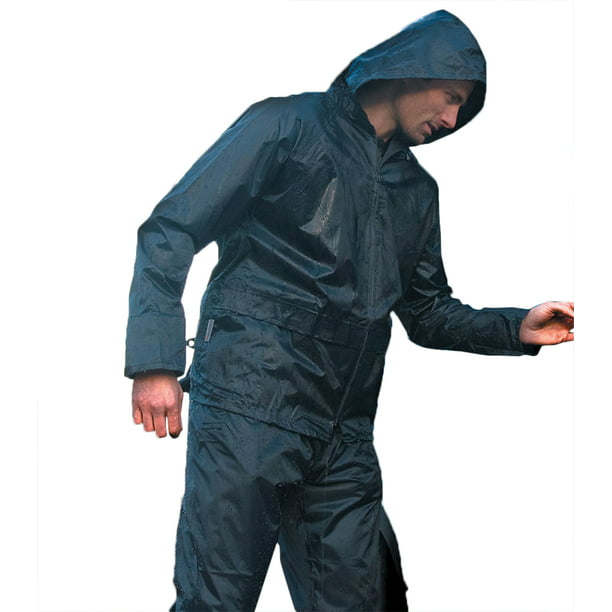 Jacket & Trouser Suit Result Mens Heavyweight Waterproof Rain Suit